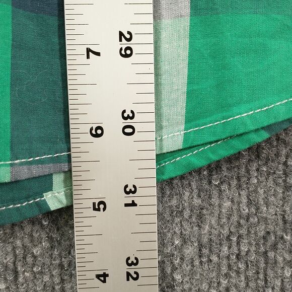 Double Pump Mens Pearl Snap Shirt Multi Large Plaid Long Sleeve Pockets Cotton - Picture 11 of 12